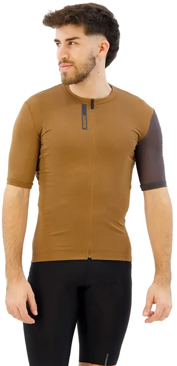 Mavic Essential Korte Mouw Wielertrui S - Bruin - afbeelding 6 van 6