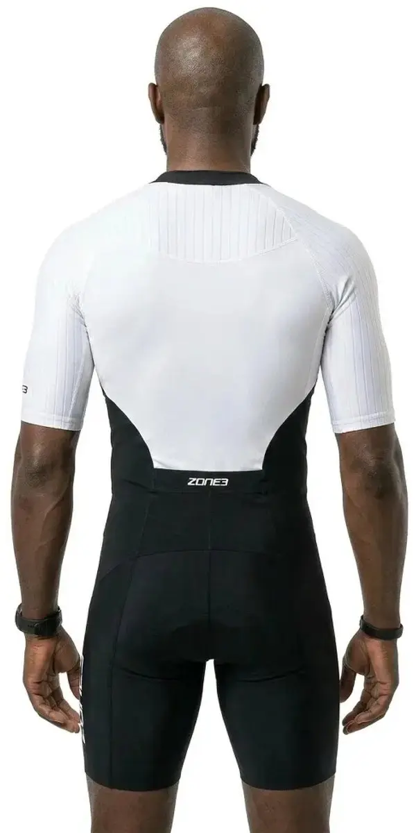 Zone3 Lava Long Distance Aero Triatlonpak - XL - Wit/Zwart/Rood