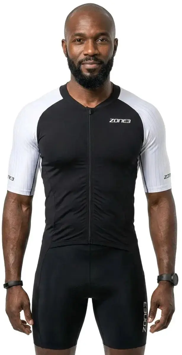 Zone3 Lava Long Distance Aero Triatlonpak - XL - Wit/Zwart/Rood