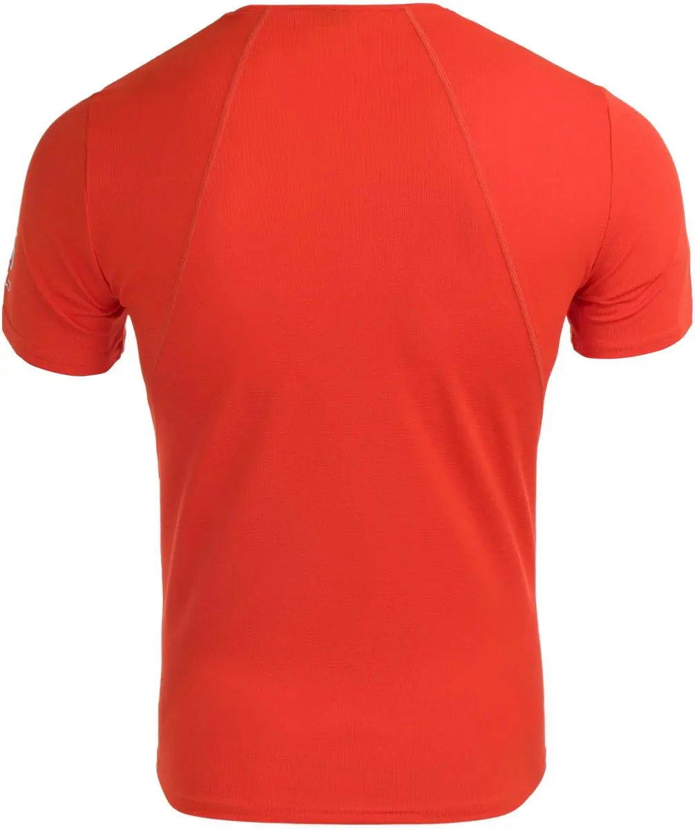 Heren T-shirt Odlo Ronde Hals Imperium Oranje