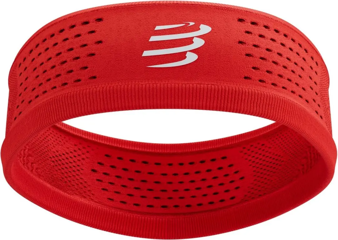 Compressport Thin Headband On/Off 2.0 - Hoofdband - Core Rood/Wit