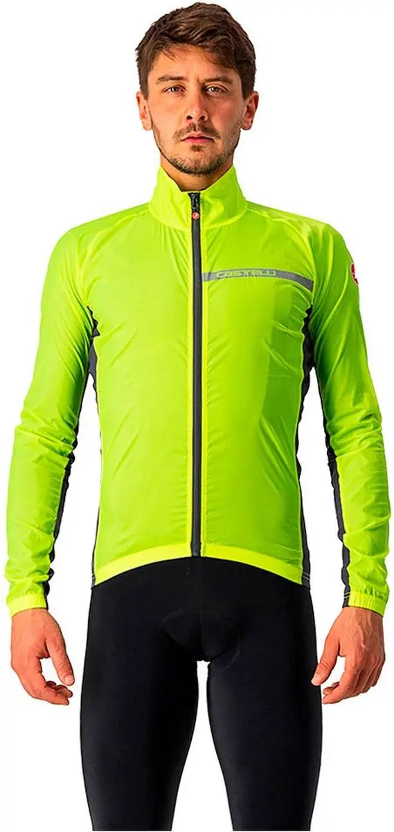 Castelli Windstopper jacket Heren Fluo Grijs