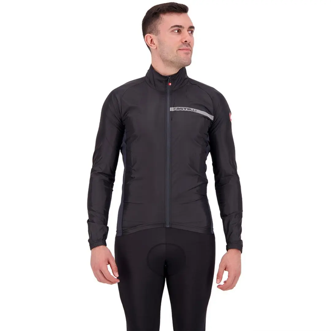 Castelli Windstopper jacket Heren Zwart Grijs