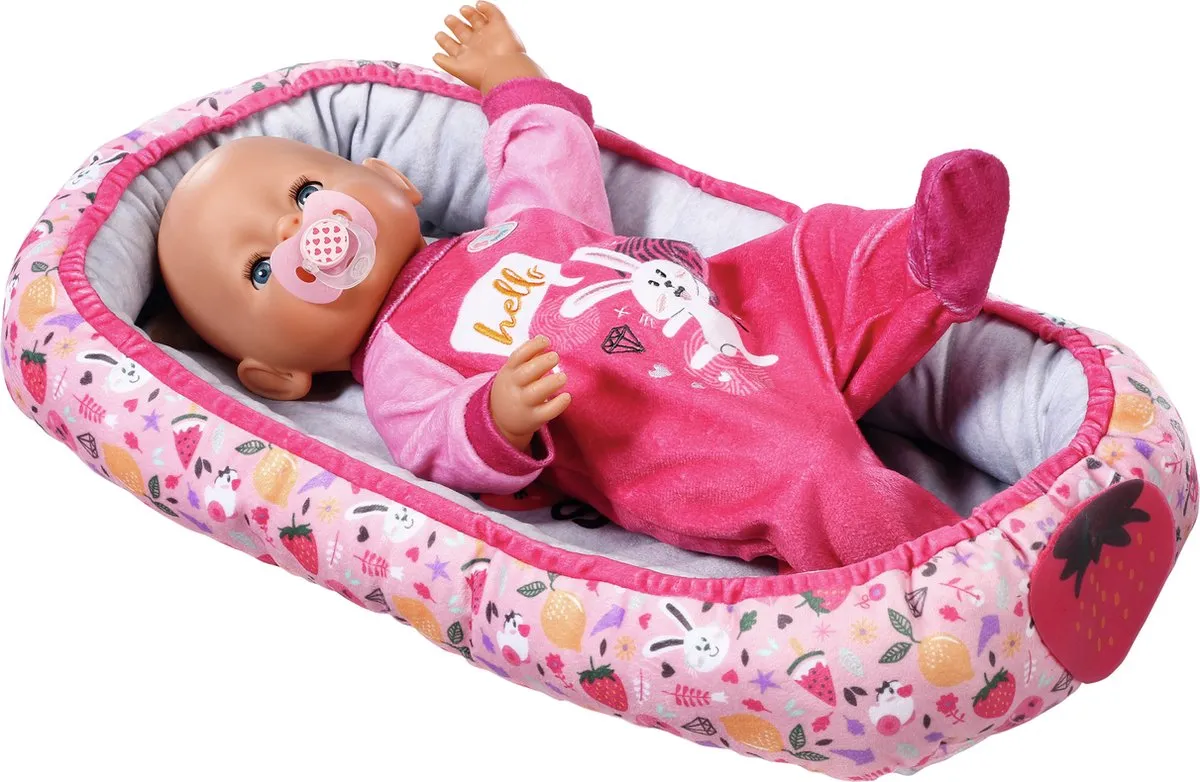 Baby Born Babynest 835821 - Roze - 36/43 cm