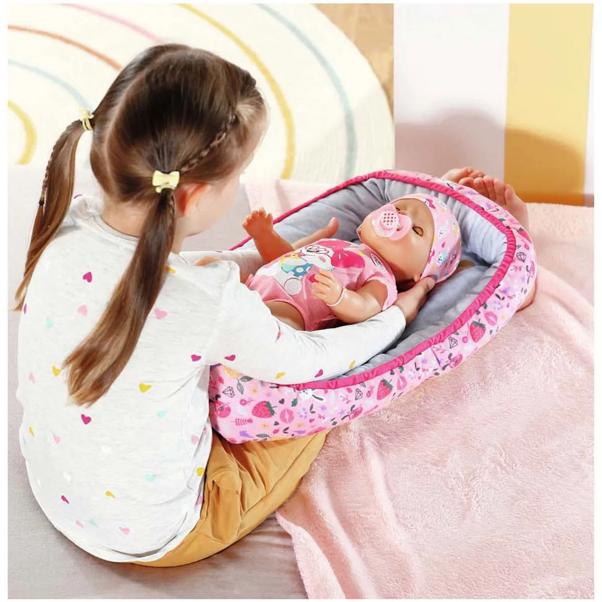 Baby Born Babynest 835821 - Roze - 36/43 cm - afbeelding 6 van 6