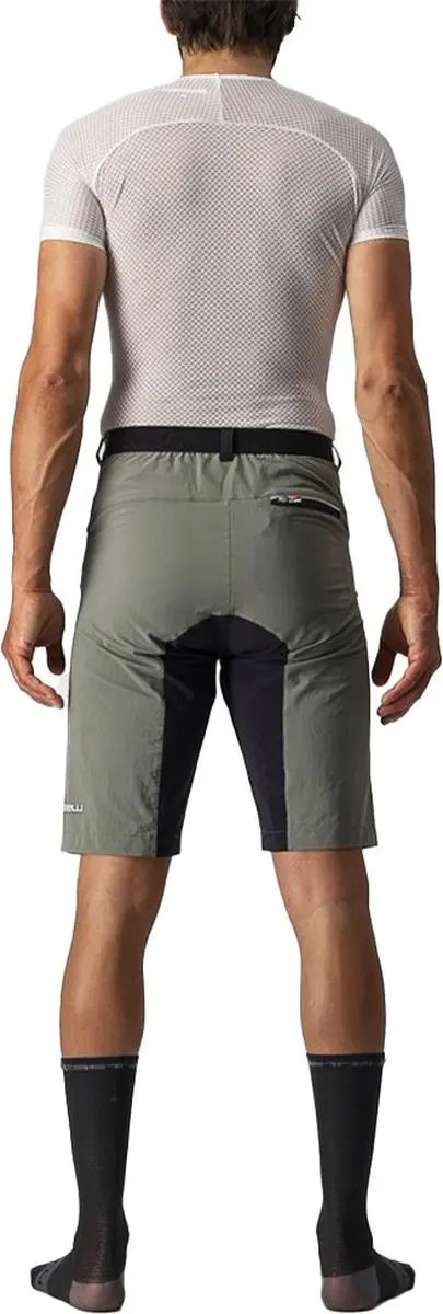 Castelli Unlimited Baggy Korte Broek Grijs XS Man