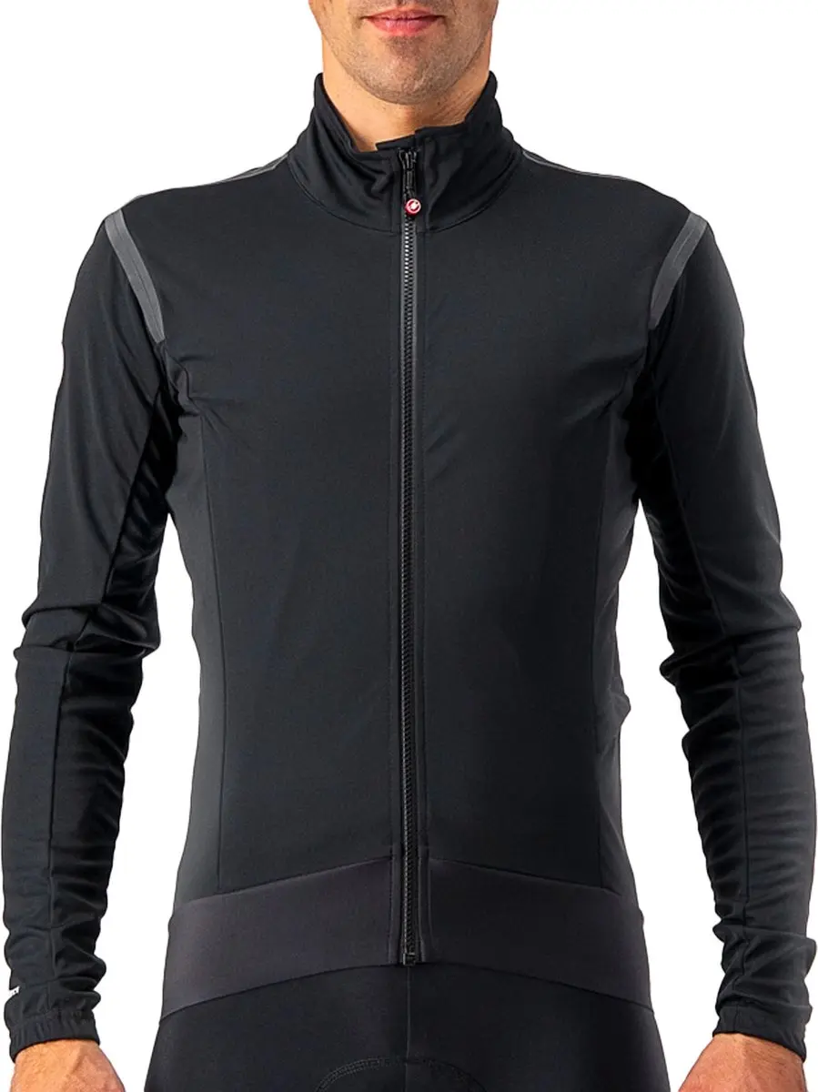 Castelli Fietsjack Lange mouwen Rain or Shine Heren Zwart