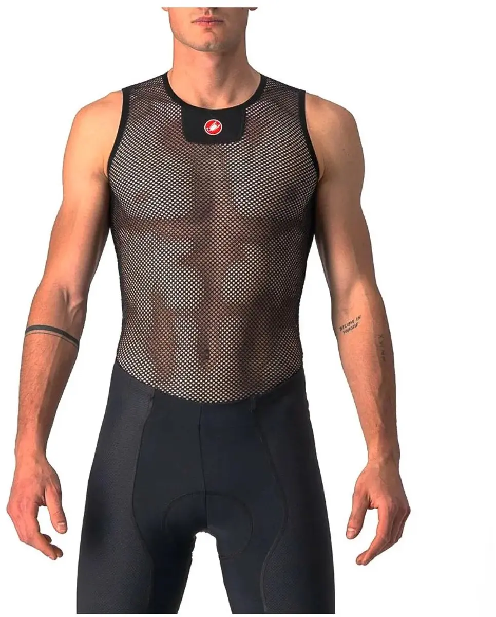 Castelli Core Mesh 3 Korte Mouwen Basislaag - L - Zwart - afbeelding 6 van 6