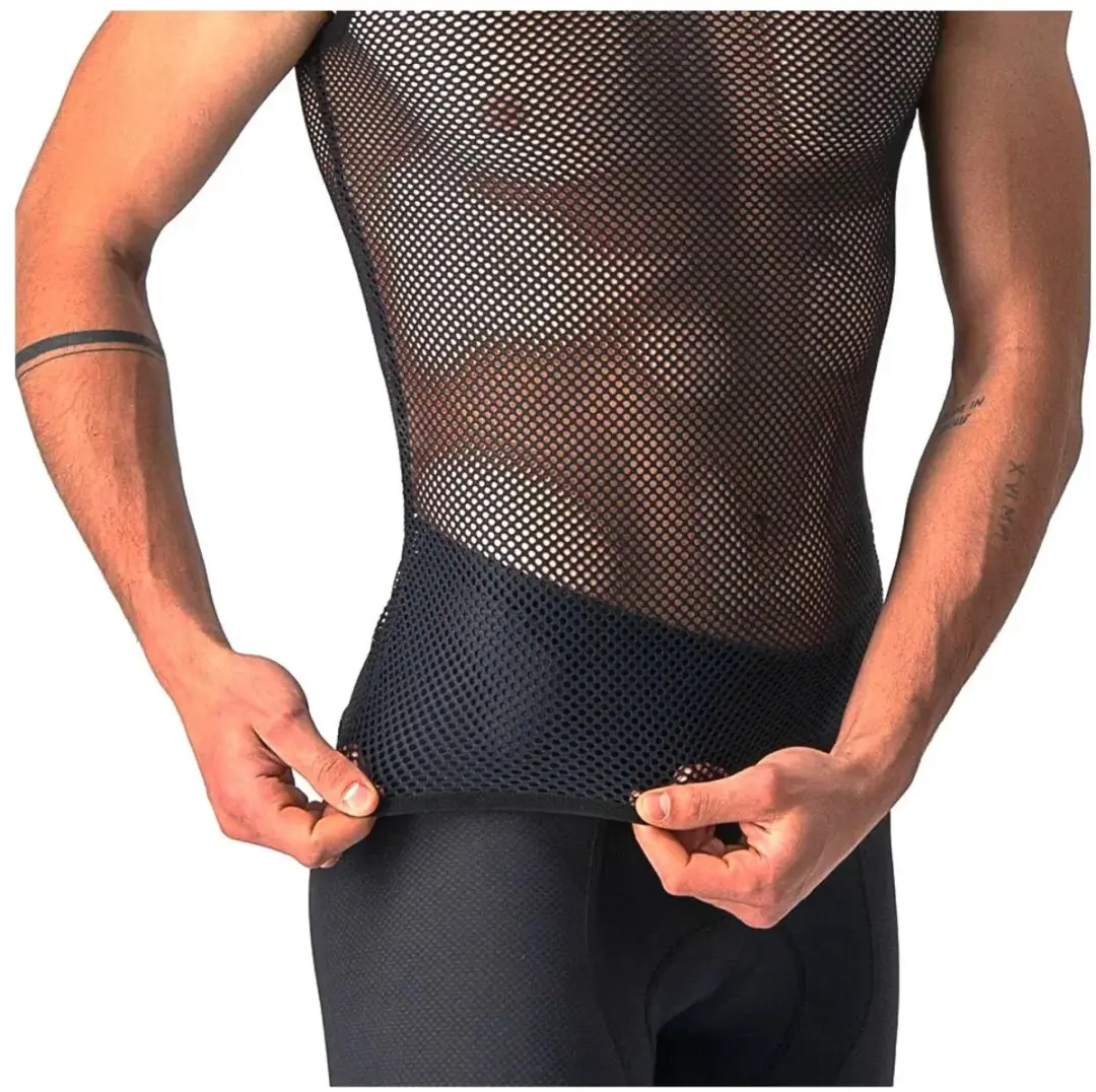 Castelli Core Mesh 3 Korte Mouwen Basislaag - L - Zwart - afbeelding 5 van 6