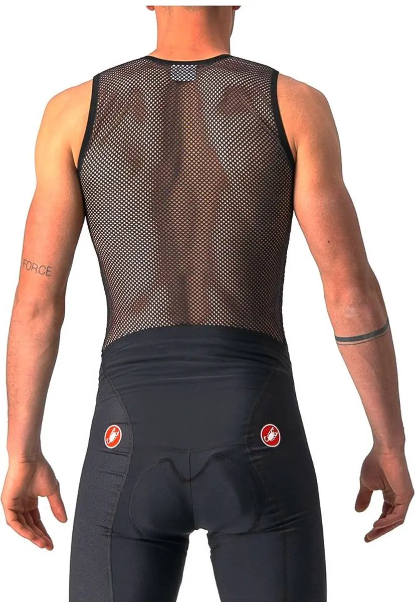 Castelli Core Mesh 3 Korte Mouwen Basislaag - L - Zwart - afbeelding 2 van 6