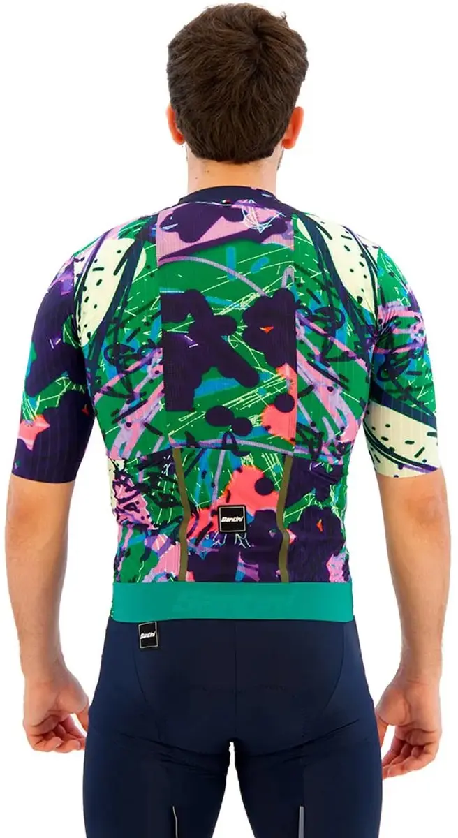 Santini Redux Loud Wielertrui - Veelkleurig - XXL - afbeelding 2 van 4