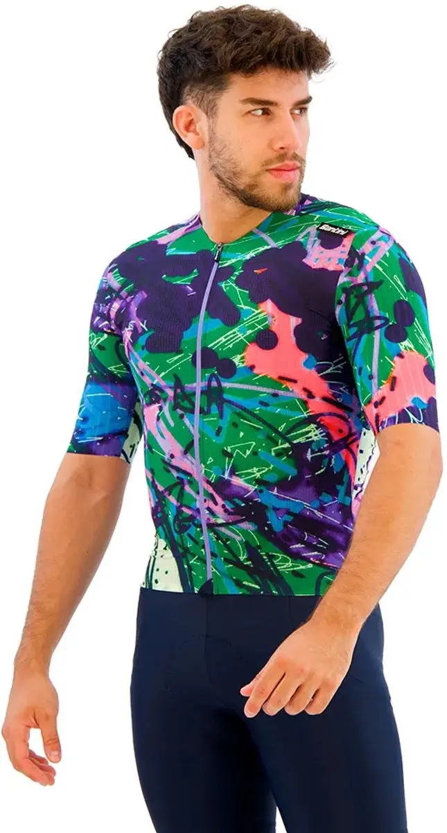 Santini Redux Loud Wielertrui - Veelkleurig - XXL - afbeelding 4 van 4