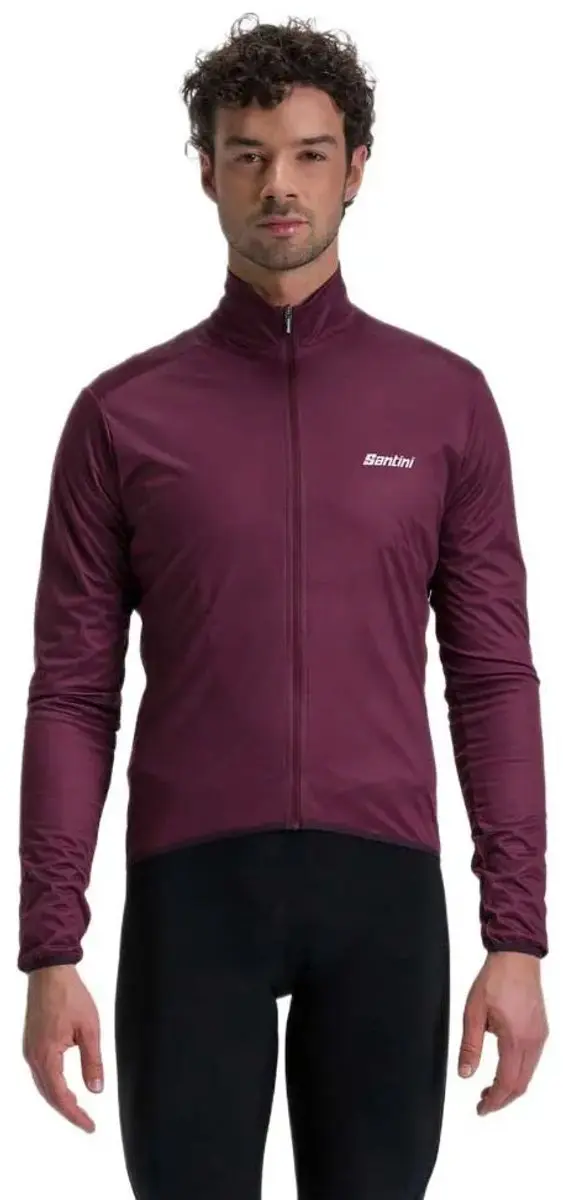 Santini Packable Windbreaker Jas - Paars - XL - afbeelding 6 van 6