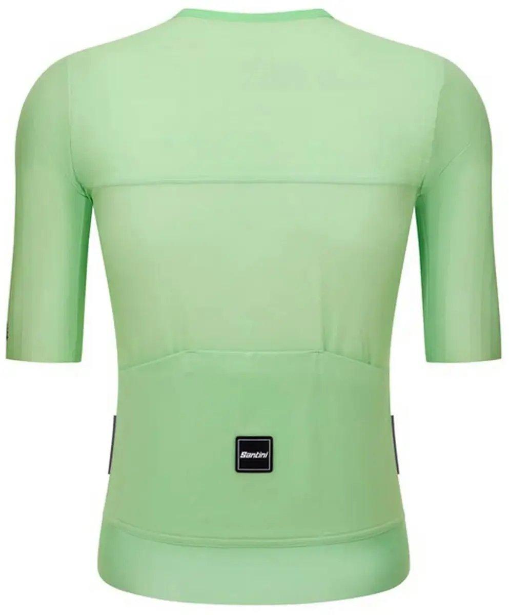 Santini Mads Pedersen Momentum Wielertrui - L - Groen Mint