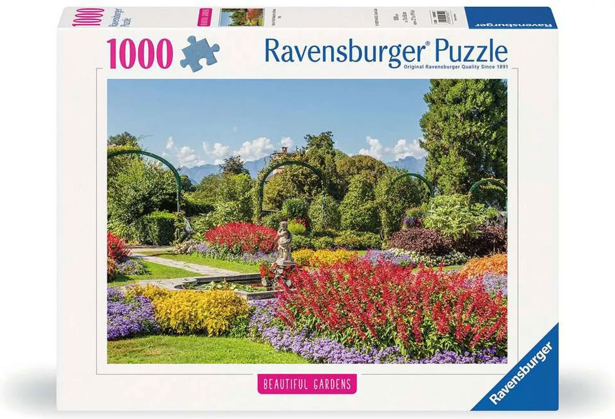 Ravensburger Park of Villa Pallavicino Puzzel 1000 Stuks