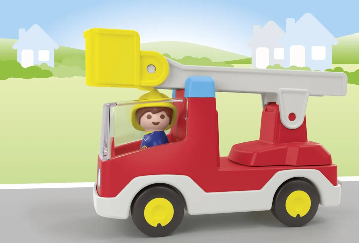 Playmobil Junior Brandweerwagen met ladder 71683 - Multicolor - afbeelding 6 van 6