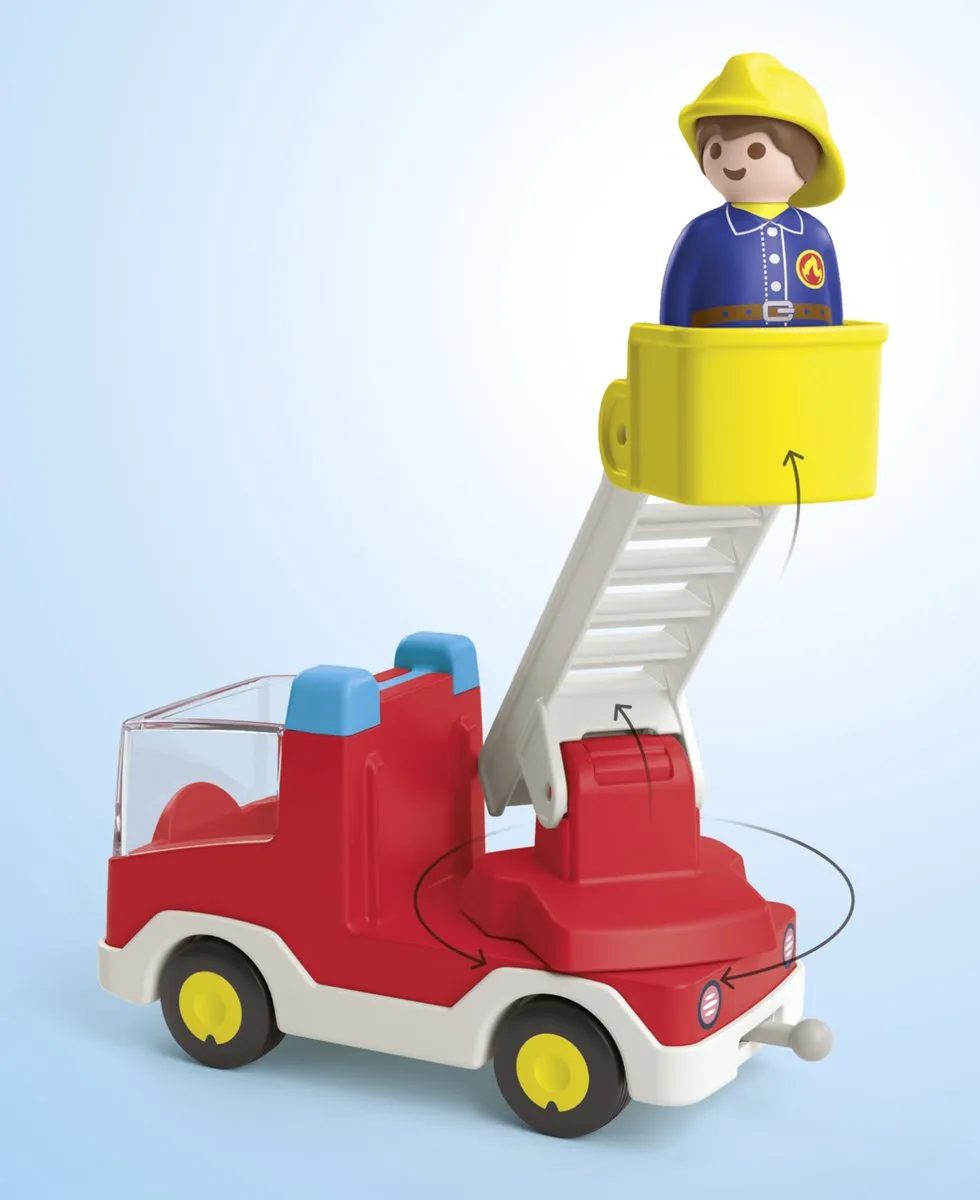 Playmobil Junior Brandweerwagen met ladder 71683 - Multicolor