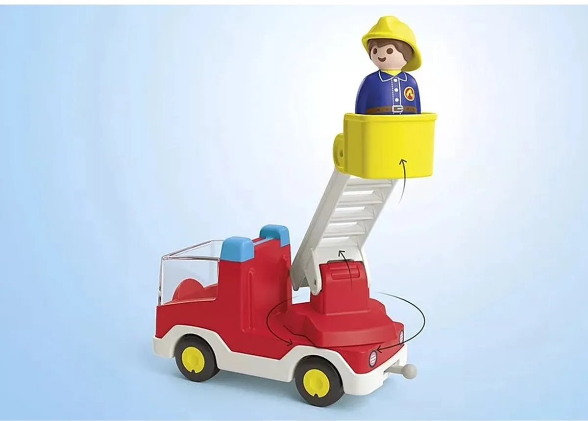 Playmobil Junior Brandweerwagen met ladder 71683 - Multicolor