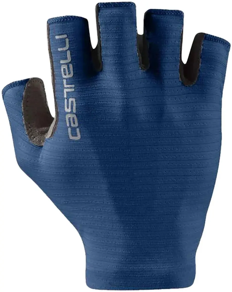 Castelli Espresso Korte Handschoenen - S - Belgian Blue