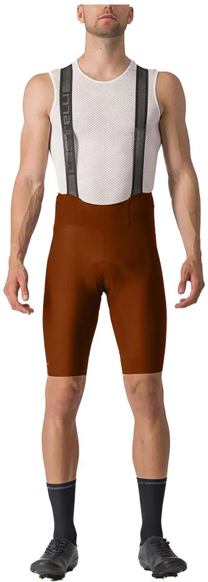Castelli Espresso Fietsbroek Bruin 2XL Man