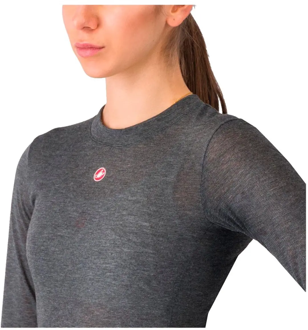 Castelli Medio Lange Basislaag Melange Grey L