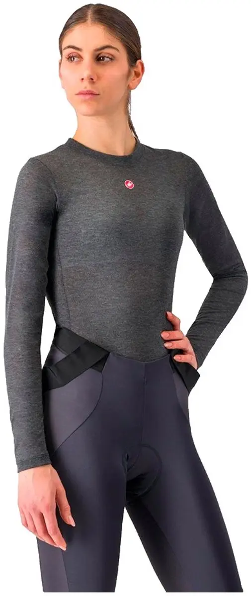 Castelli Medio Lange Basislaag Melange Grey L