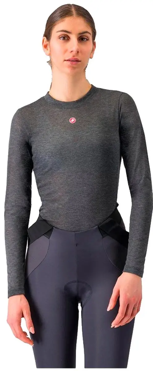 Castelli Medio Lange Basislaag Melange Grey L