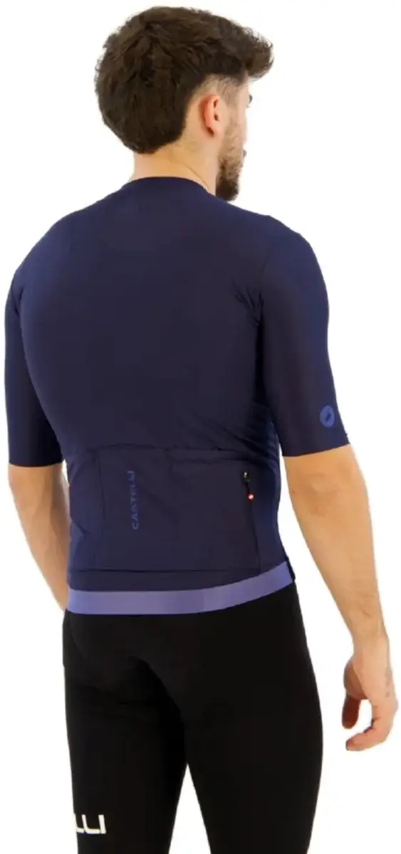 Castelli Espresso 2 Korte Mouw Wielertrui M - Belgian Blue