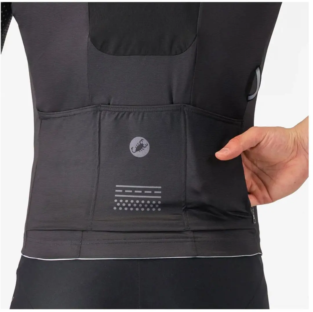 Castelli Unlimited Pro 2 Wielertrui - L - Zwart