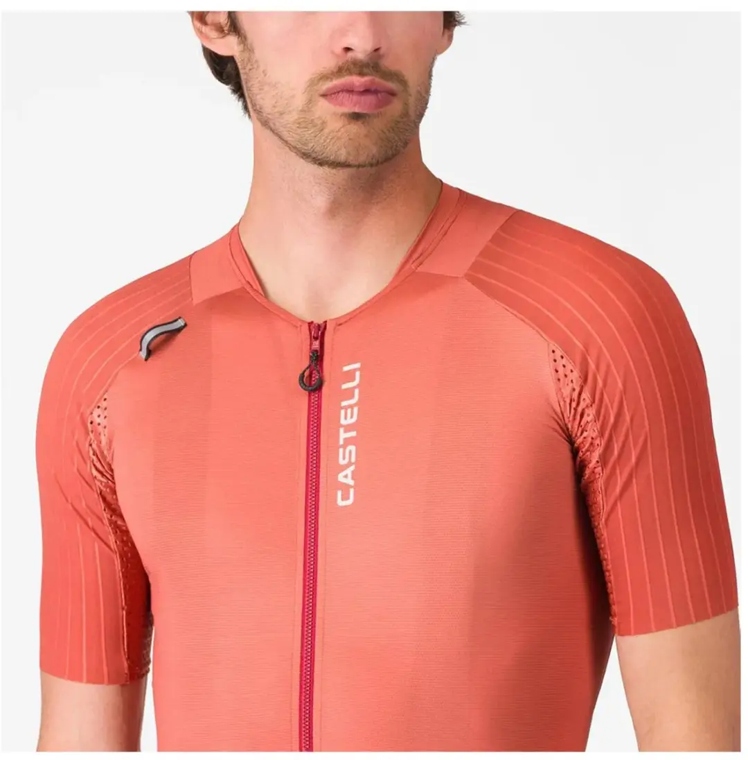 Castelli Unlimited Pro 2 Wielertrui - S - Red Paprika