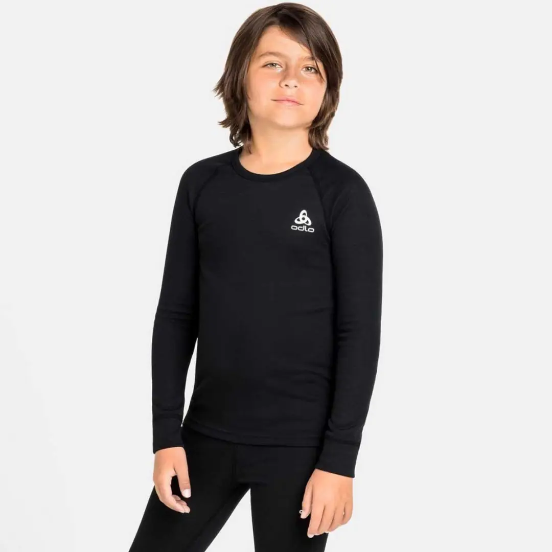 ODLO Active Warm Thermoshirt Kinderen 104 - Zwart