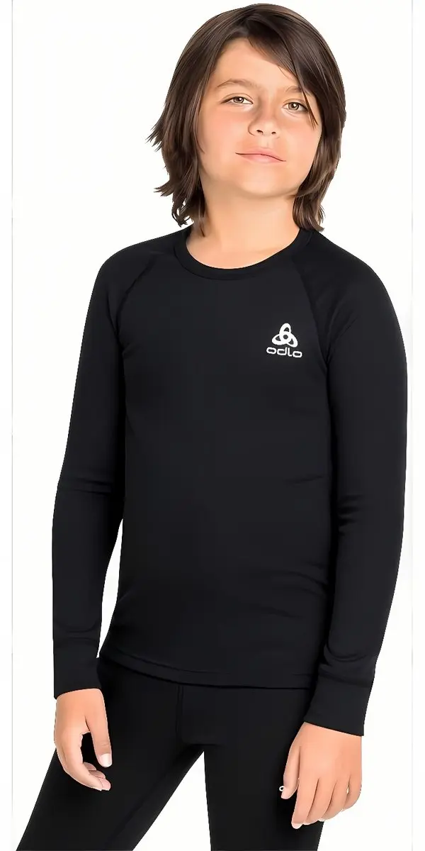 ODLO Active Warm Thermoshirt Kinderen 104 - Zwart
