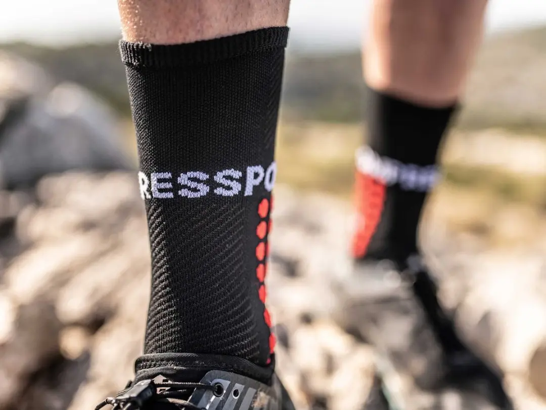 Compressport Ultra Trail Socks 35-38 - Hardloopsokken - Zwart