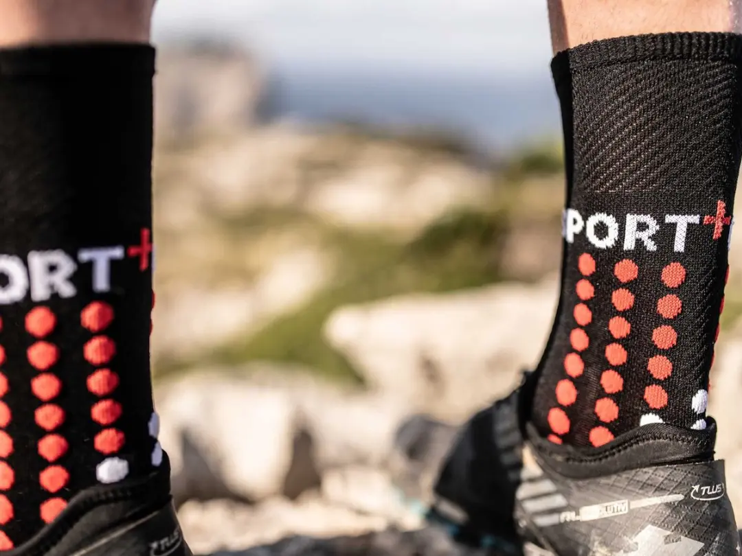 Compressport Ultra Trail Socks 35-38 - Hardloopsokken - Zwart