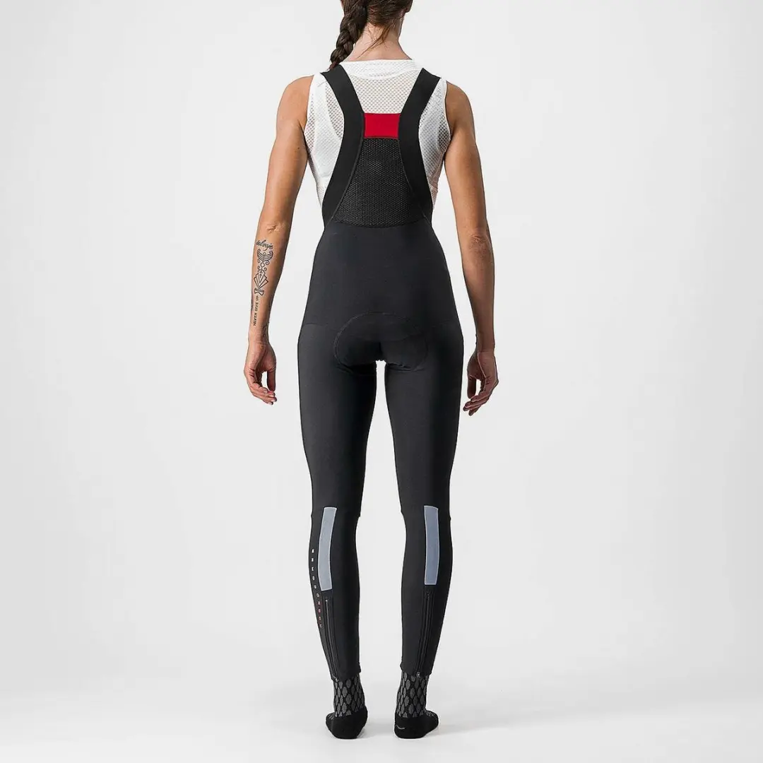 Castelli Sorpasso Ros Fietsbroek L - Zwart/Zilver