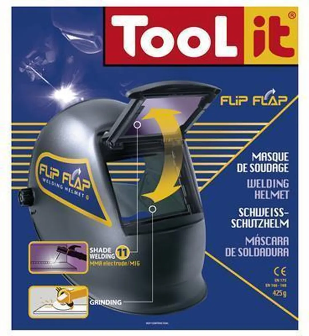 Gys Toolit FLIP-FLAP 042513 Laskap - Zwart - afbeelding 4 van 6