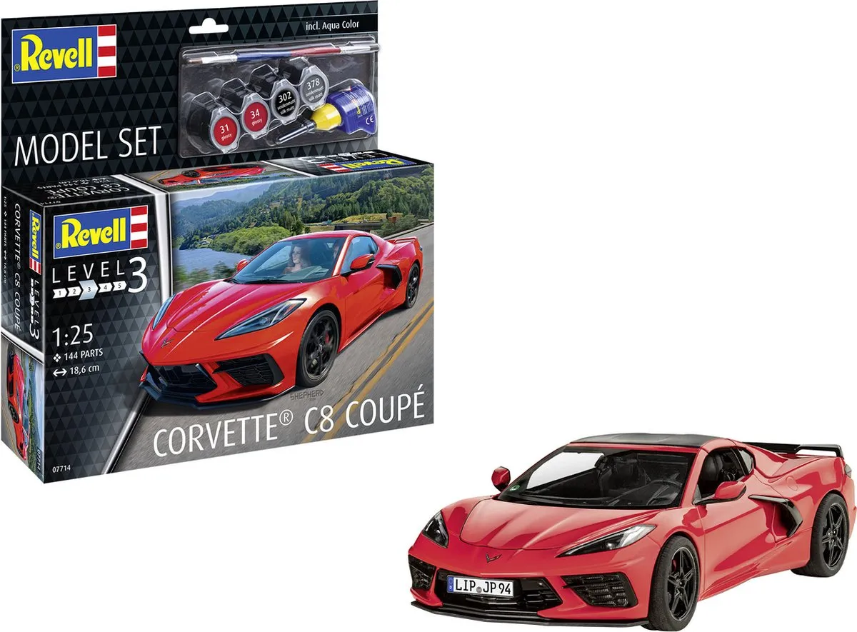 Revell 67714 Chevrolet Corvette C8 Coupe Modelbouwpakket 1:25