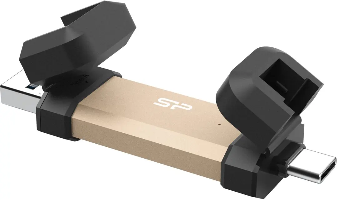 Silicon Power DS72 SP500GBUC3S72VPG USB Flash Drive 500GB - Goud