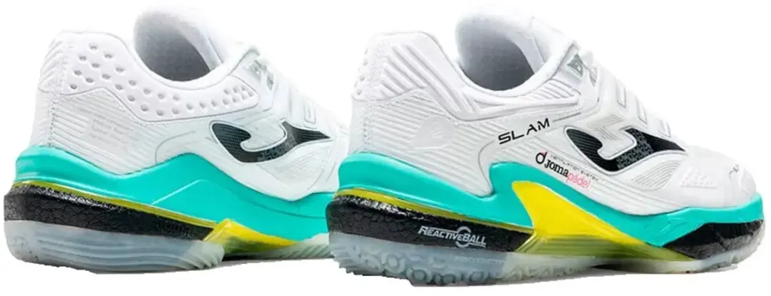 Joma Slam Padel Schoenen 44.5 - Wit/Rood - afbeelding 3 van 4