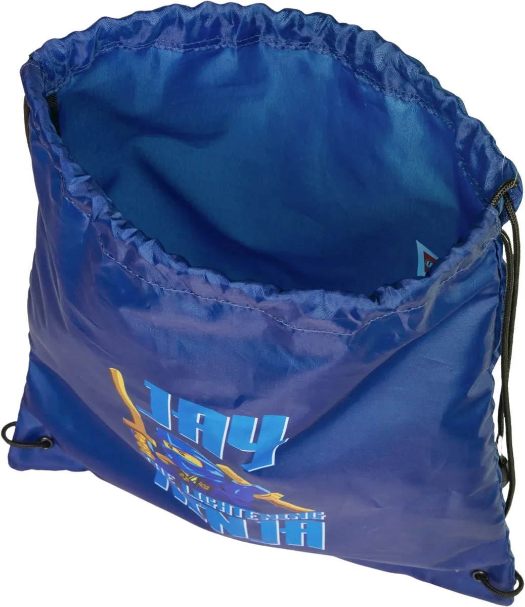 LEGO Ninjago Drawstring Tas - Blauw