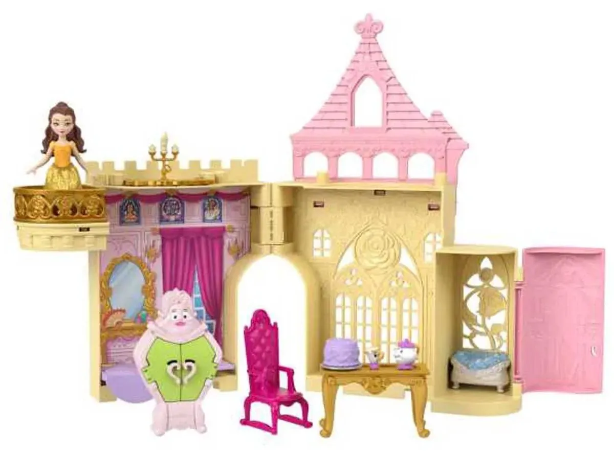 Disney Princess Belle Kasteel Speelset HLW94 - Meerkleurig