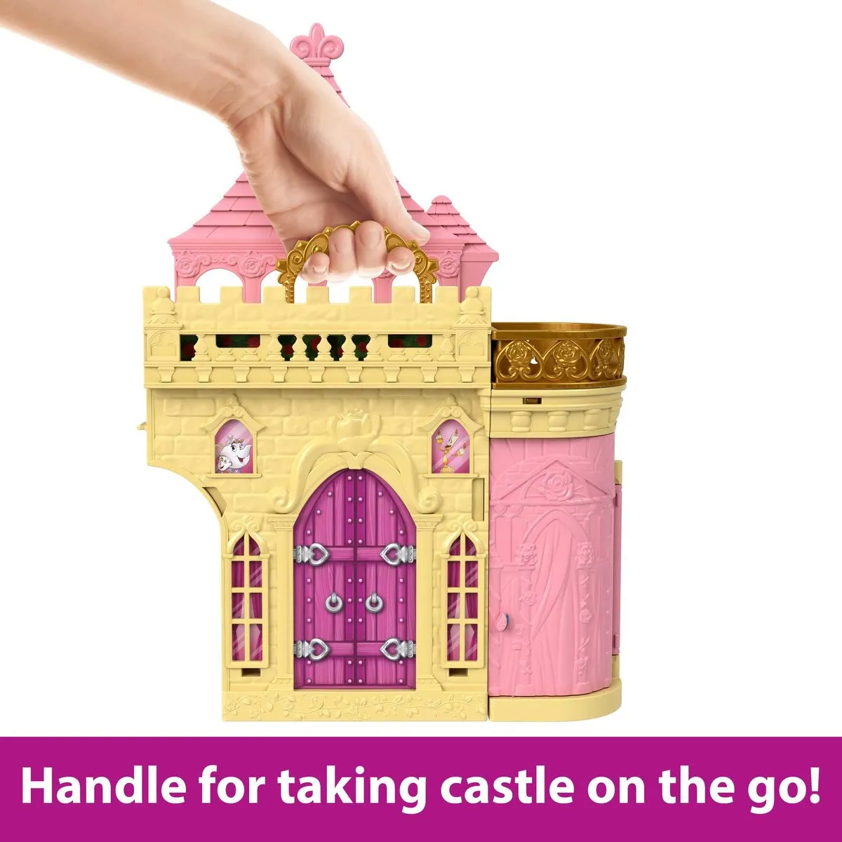 Disney Princess Belle Kasteel Speelset HLW94 - Meerkleurig