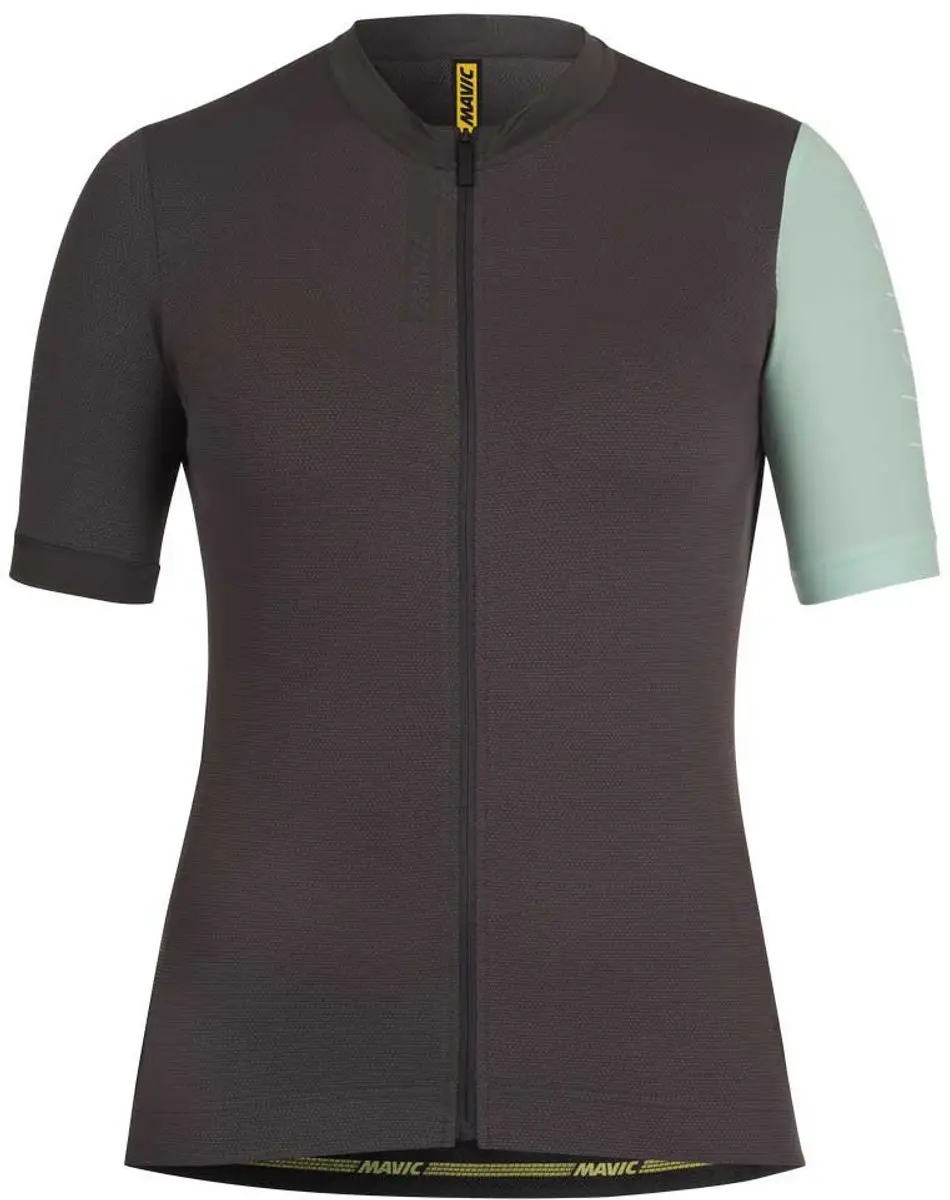 Mavic Essential Korte Mouw Wielertrui Grijs L Vrouw