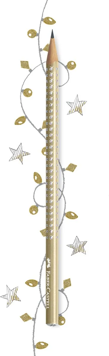 Faber-Castell Grafietpotlood Sparkle Goud FC-118214