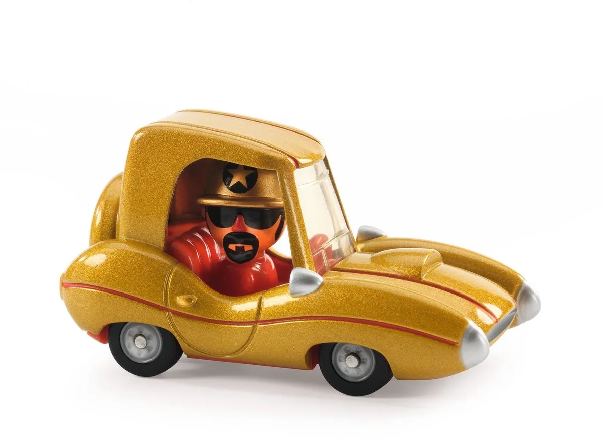 Djeco Crazy Motors Golden Star Auto - DJ05475 - Goud - afbeelding 2 van 2