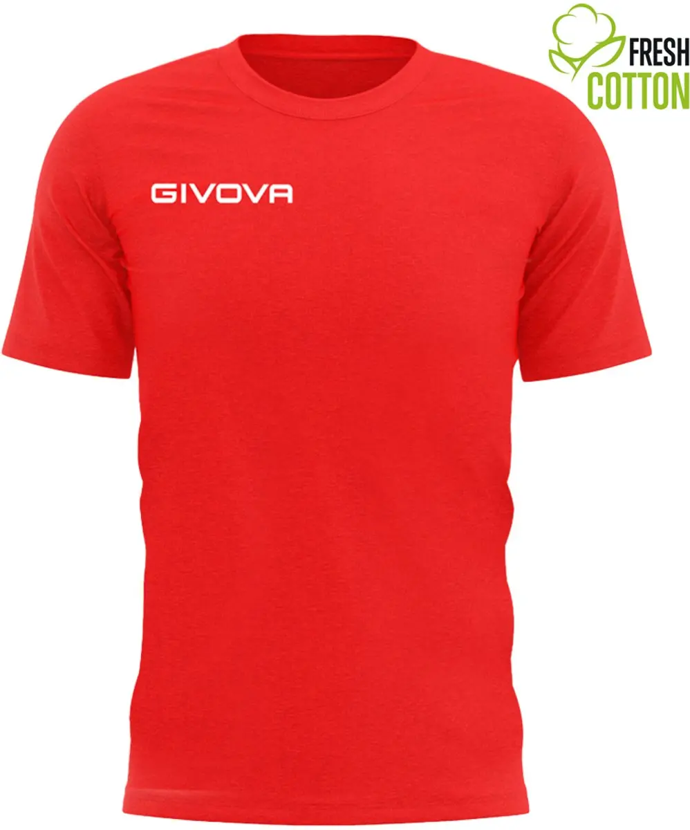 Katoenen T-shirt Givova Fris Rood