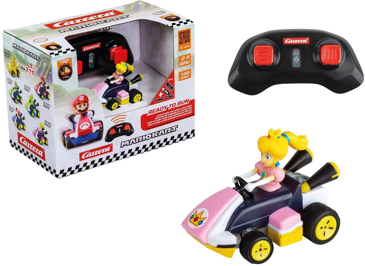 Carrera RC Auto Mini Mario Kart Peach CAR370430036 - 6,2cm