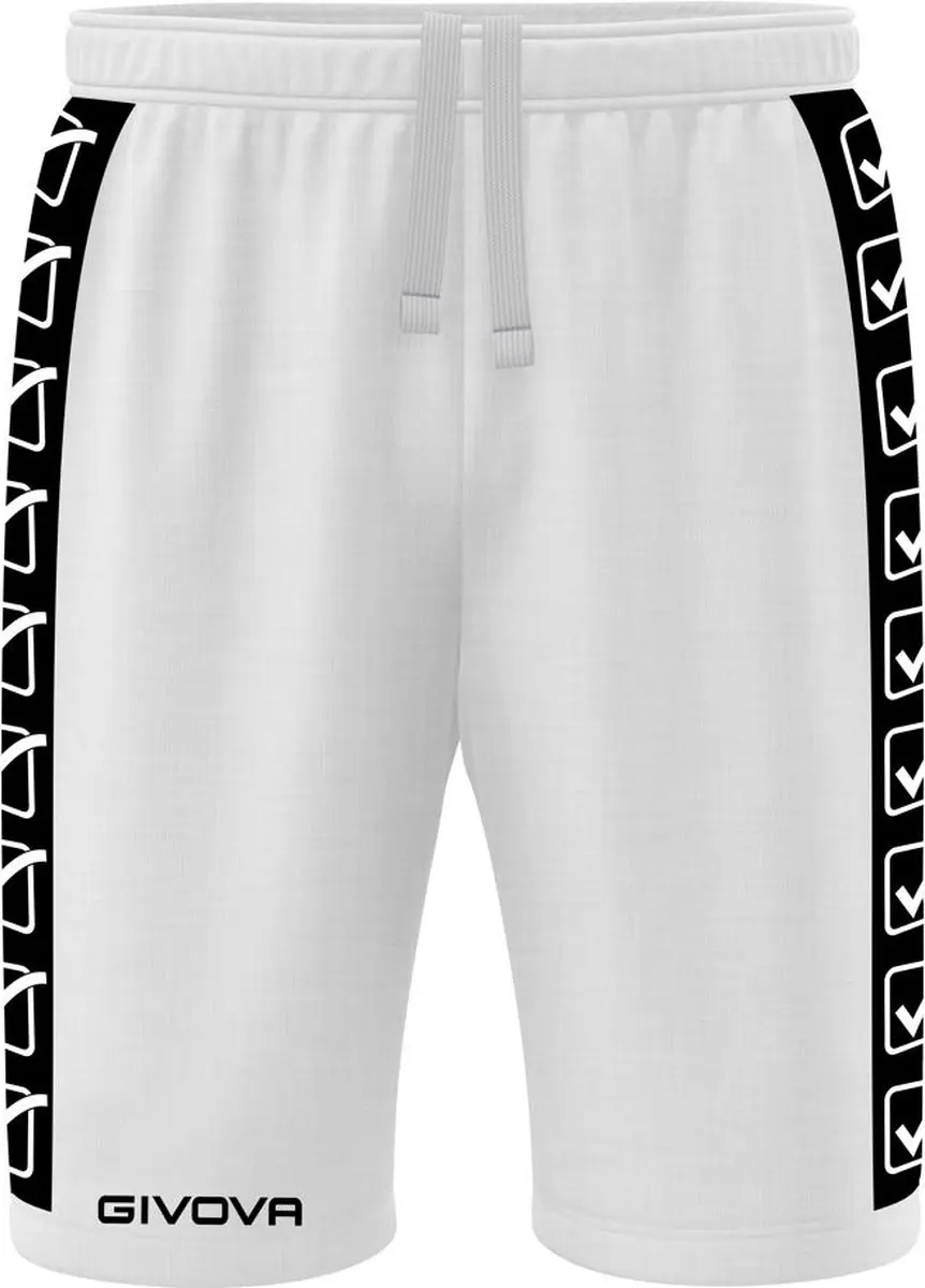 Sportshort Givova Terry Band Wit