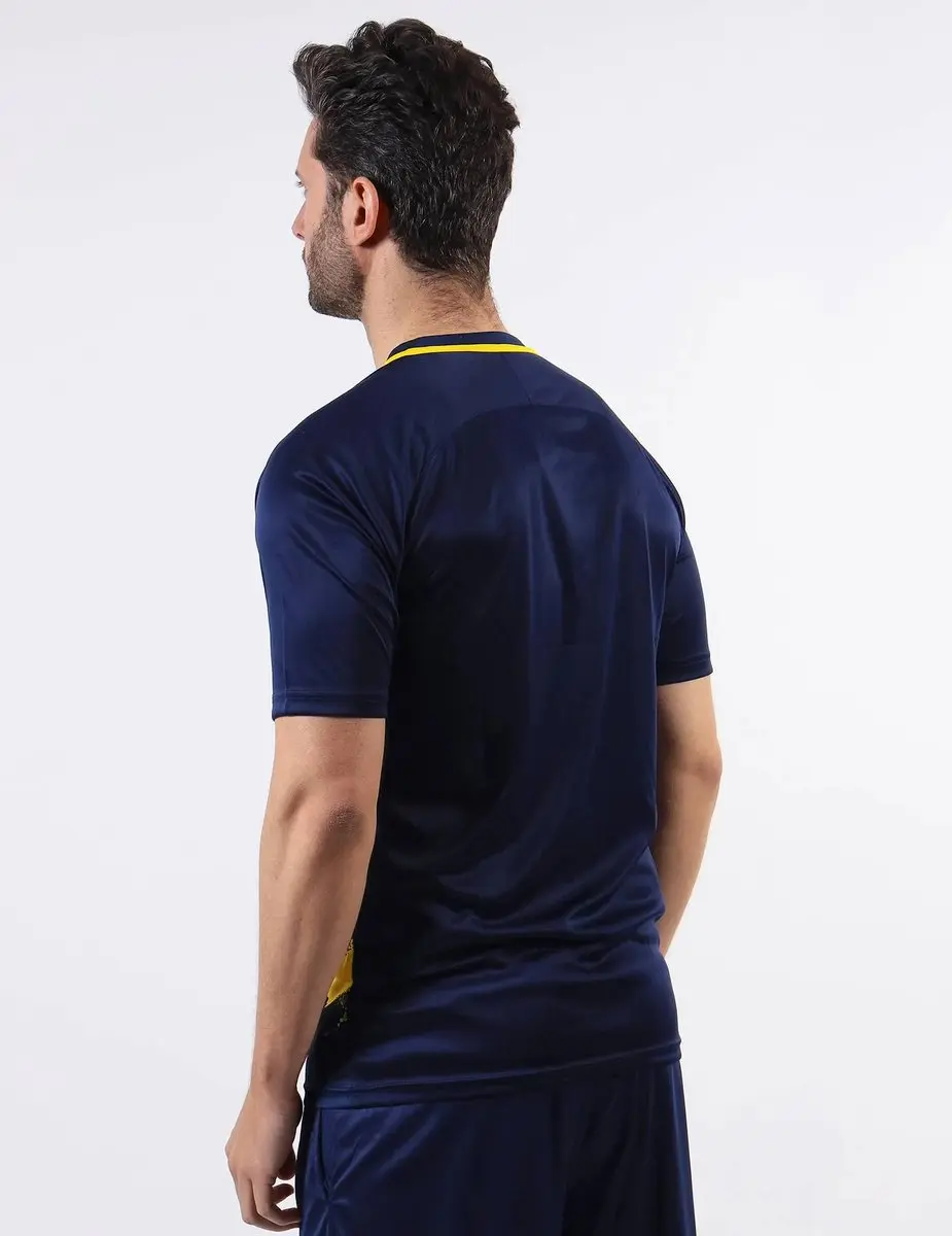 Givova Art Interlock Sportshirt - Geel-blauw - XXL