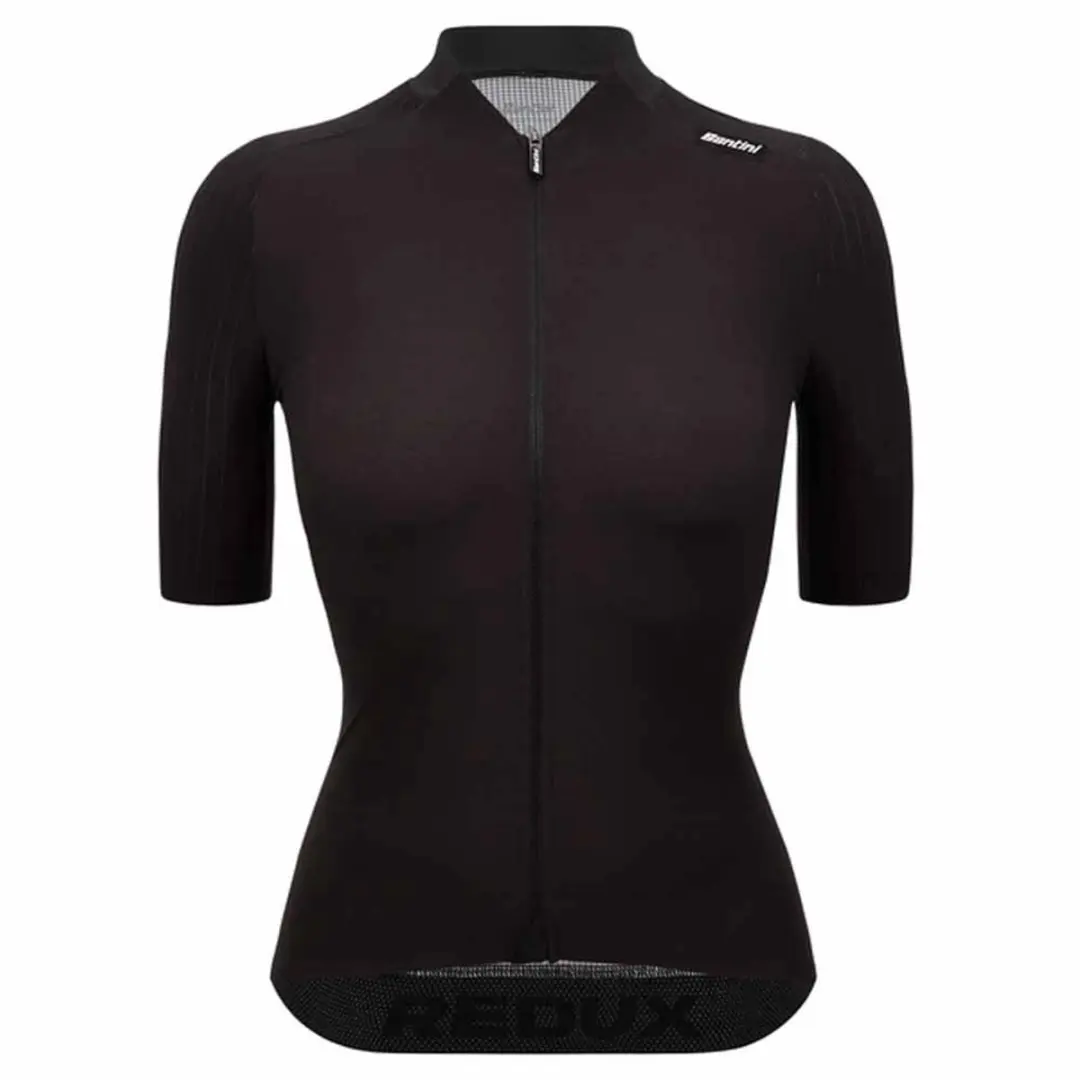 Santini Redux Speed Korte Mouw Wielertrui Zwart S Vrouw